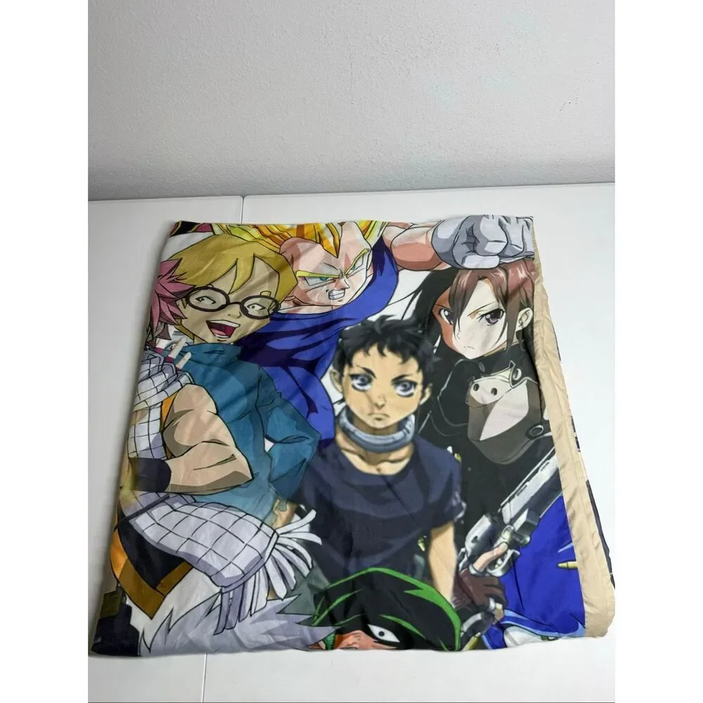 Monkey D Luffy Manga Bed Set 3D Anime Duvet/2 Pillowcases See Description